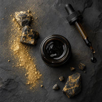 Gotero con resina de Shilajit y minerales
